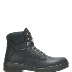Wolverine DuraShocks&reg; SR Direct-Attach Lined 6" Work Boot Black Fashion