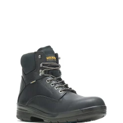 Wolverine DuraShocks&reg; SR Direct-Attach Lined 6" Work Boot Black Fashion