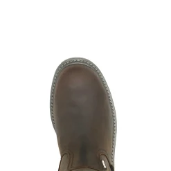 Wolverine Floorhand Met-Guard Steel-Toe Wellington Work Boot Dark Brown Cheap