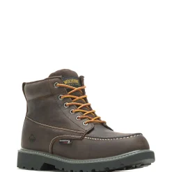 Wolverine Floorhand Moc Toe 6&rdquo; Work Boot Dark Coffee Cheap