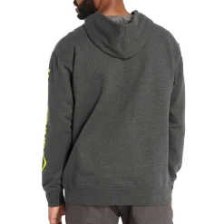 Wolverine Graphic Hoody- Sleeve Logo Onyx Heather Shop