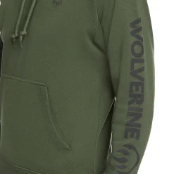 Wolverine Graphic Hoody- Sleeve Logo Grove Sale
