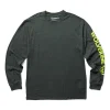 Wolverine Graphic Long Sleeve - Sleeve Logo Dark Grey Heather Best Sale