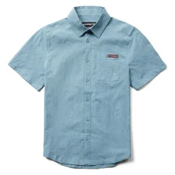 Wolverine Grayson II Short Sleeve Chambray Shirt Blue Shadow Shop