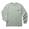 Wolverine Guardian Cotton&trade; Long Sleeve Pocket Tee Light Grey Heather Cheap