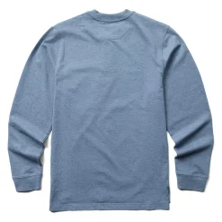 Wolverine Guardian Cotton&trade; Long Sleeve Henley Blue Heather Flash Sale