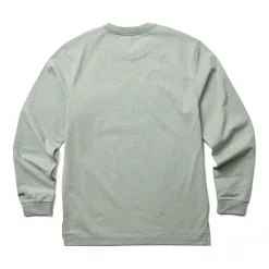 Wolverine Guardian Cotton&trade; Long Sleeve Pocket Tee Light Grey Heather Cheap