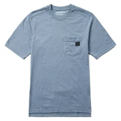 Wolverine Guardian Cotton&trade; Pocket Tee Blue Heather Fashion