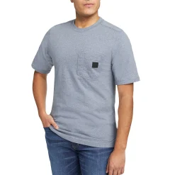 Wolverine Guardian Cotton&trade; Pocket Tee Blue Heather Fashion