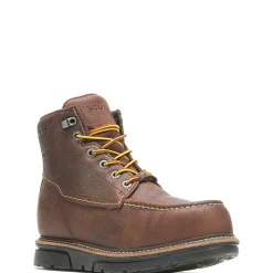 Wolverine I-90 DuraShocks&reg; Moc-Toe CarbonMAX&reg; 6" Work Boot Brown Best