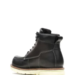 Wolverine I-90 DuraShocks&reg; Moc-Toe 6" Work Boot Black/White Fashion