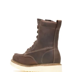 Wolverine Loader 8" Steel-Toe Wedge Boot Brown Flash Sale