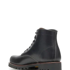 Wolverine 1000 Mile Plain-Toe Rugged Boot Black Fashion