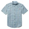 Wolverine Mortar Short Sleeve Shirt Blue shadow Clearance