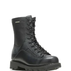 Wolverine 8" DuraShocks&reg; Lace-to-toe Side Zip Boot Black New