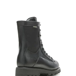 Wolverine 8" DuraShocks&reg; Waterproof Lace-to-toe Boot Black Clearance