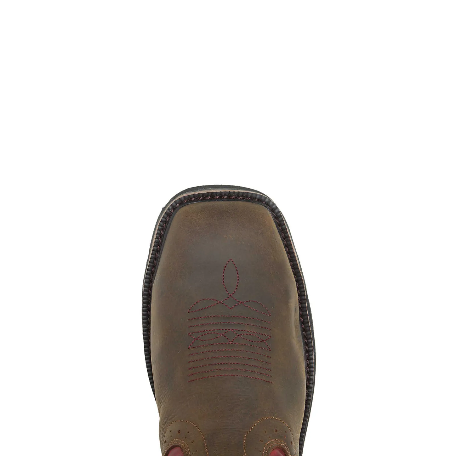 Wolverine Rancher Met Guard Steel-Toe Wellington Brown/Red Cheap