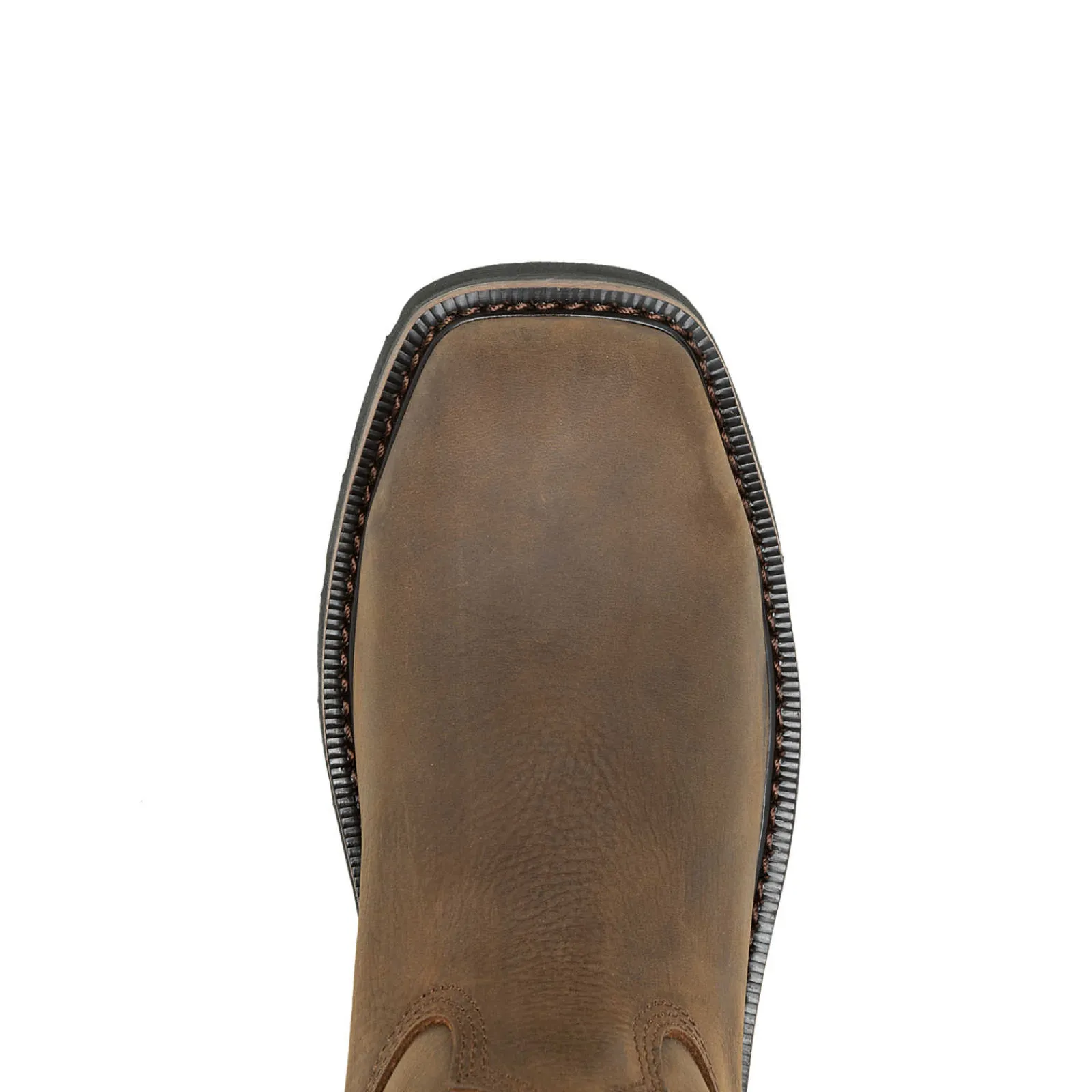 Wolverine Rancher Pull-Tab Waterproof Steel-Toe Wellington Work Boot Dark Coffee Cheap