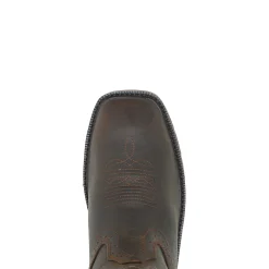 Wolverine Rancher Square-Toe Steel-Toe Wellington Dk Brown/Rust New