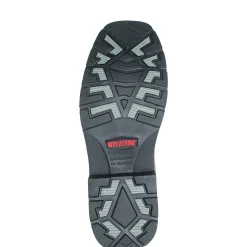 Wolverine Rancher Waterproof Steel-Toe Wellington Black/Brown Discount