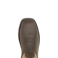 Wolverine Rancher Waterproof Steel-Toe Work Wellington Taupe/Brown Flash Sale