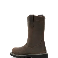 Wolverine Revival Composite-Toe Work Wellington Dark Brown New