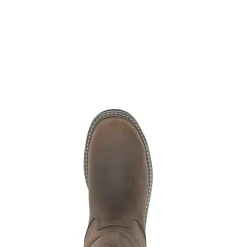 Wolverine Revival Composite-Toe Work Wellington Dark Brown New