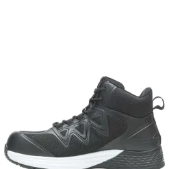 Wolverine Rush Mid Work Composite Toe Black Cheap