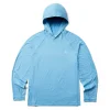 Wolverine Sun-Stop Eco Hoody Blue Sky Heather New
