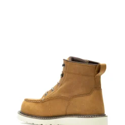 Wolverine Trade Wedge Unlined 6" Moc-Toe Composite-Toe Work Boot Tan Best Sale