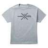 Wolverine UnCommon Construction Collection &ndash; Short Sleeve Graphic Tee Grey Heather Cheap