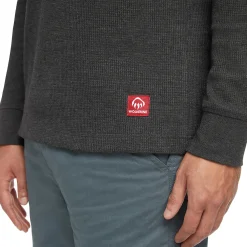 Wolverine Walden II Thermal Long Sleeve Tee Black Heather New